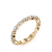 MICHAEL M Wedding Bands 18K Yellow Gold Wedding Band R831B