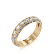 MICHAEL M Wedding Bands 18K Yellow Gold Wedding Band R835B