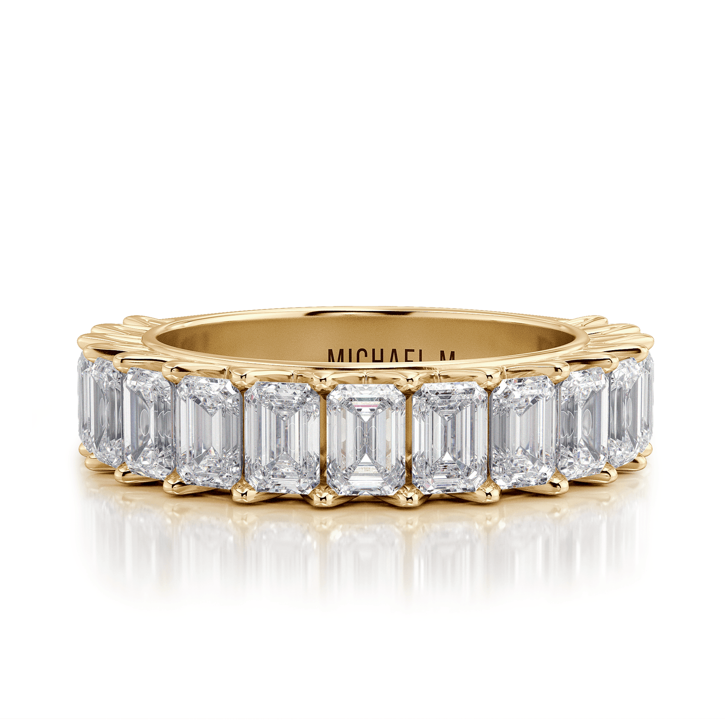 MICHAEL M Wedding Bands 18K Yellow Gold Wedding Band R904B R904B-YG