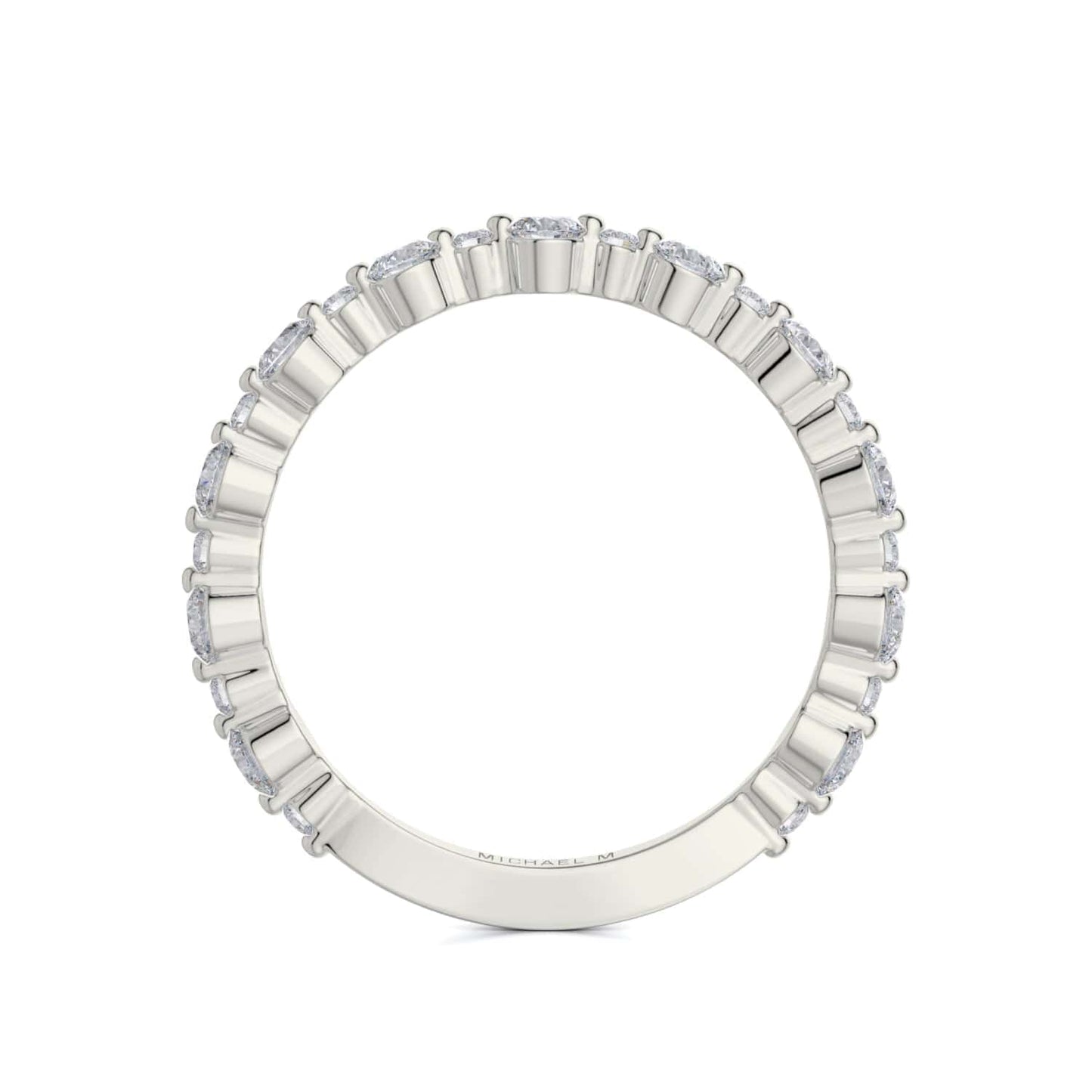 MICHAEL M Wedding Bands Classic Diamond Cluster Band