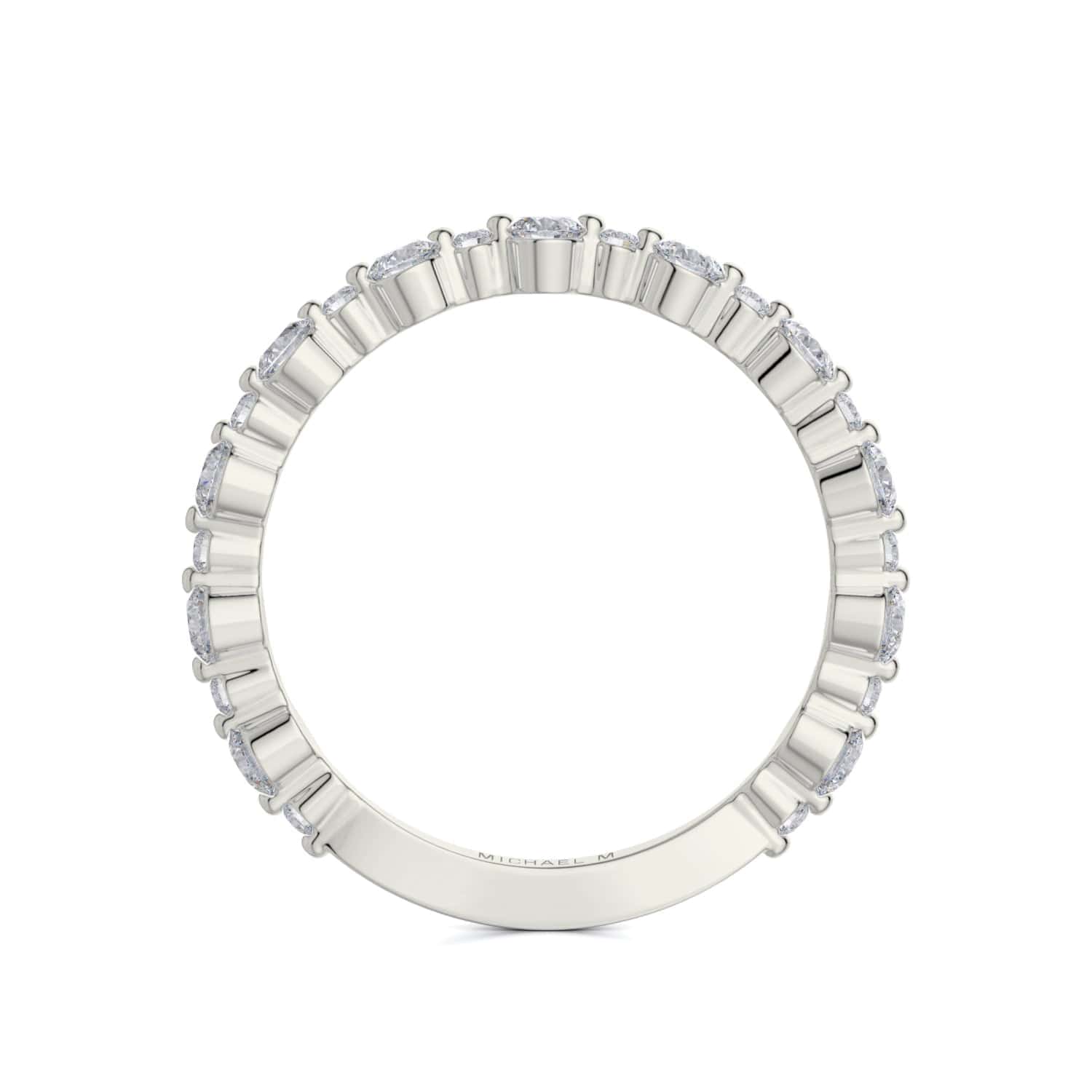 MICHAEL M Wedding Bands Classic Diamond Cluster Band