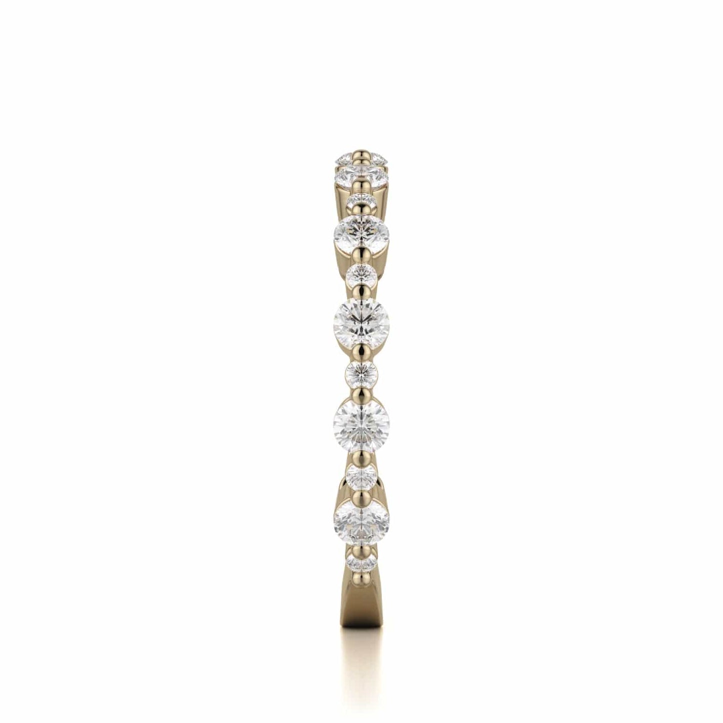 MICHAEL M Wedding Bands Classic Diamond Cluster Band