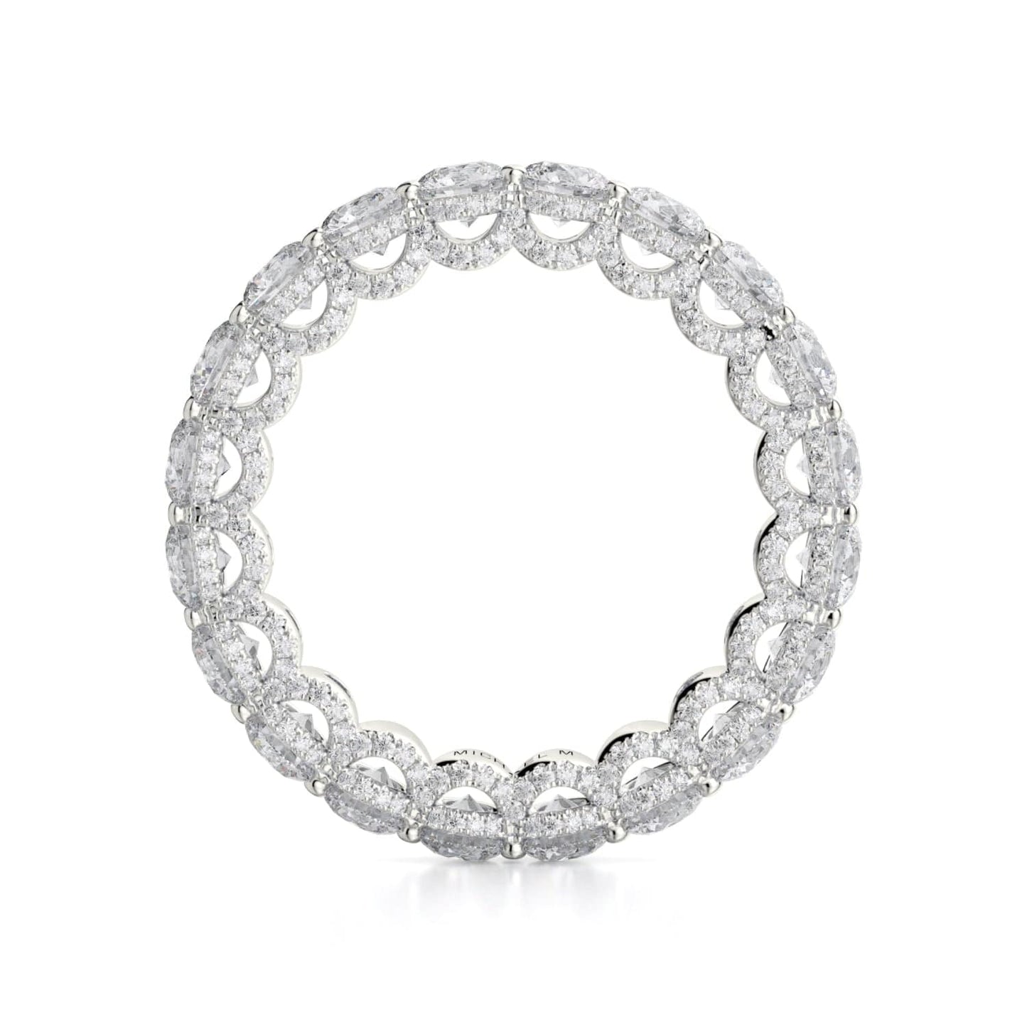 MICHAEL M Wedding Bands Crown Band B328