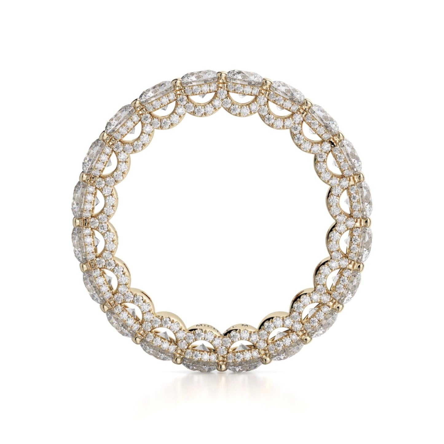 MICHAEL M Wedding Bands Crown Band B328