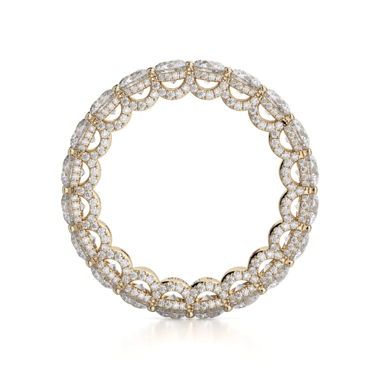 MICHAEL M Wedding Bands Crown Band B328