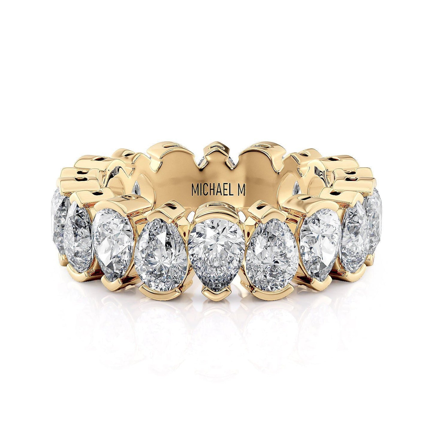 MICHAEL M Wedding Bands Crown Band B336