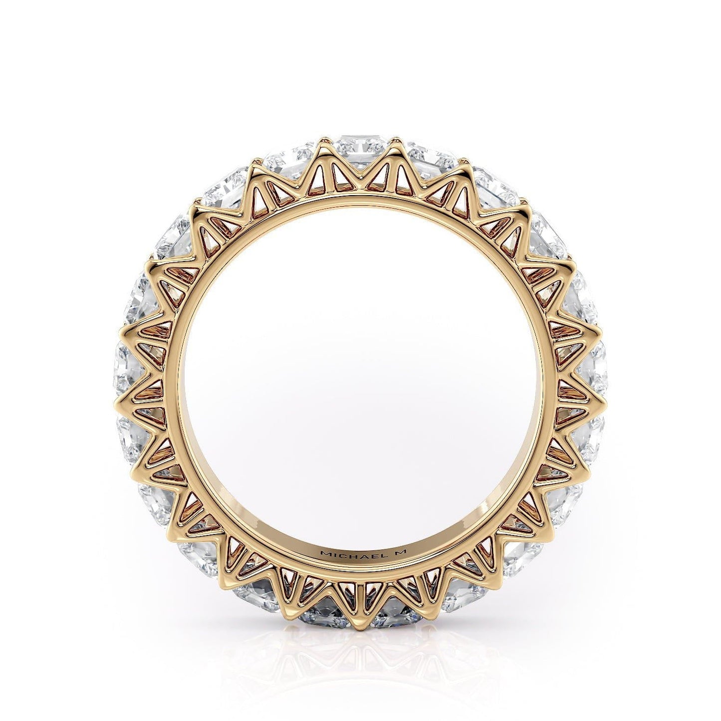 MICHAEL M Wedding Bands Crown Band B337
