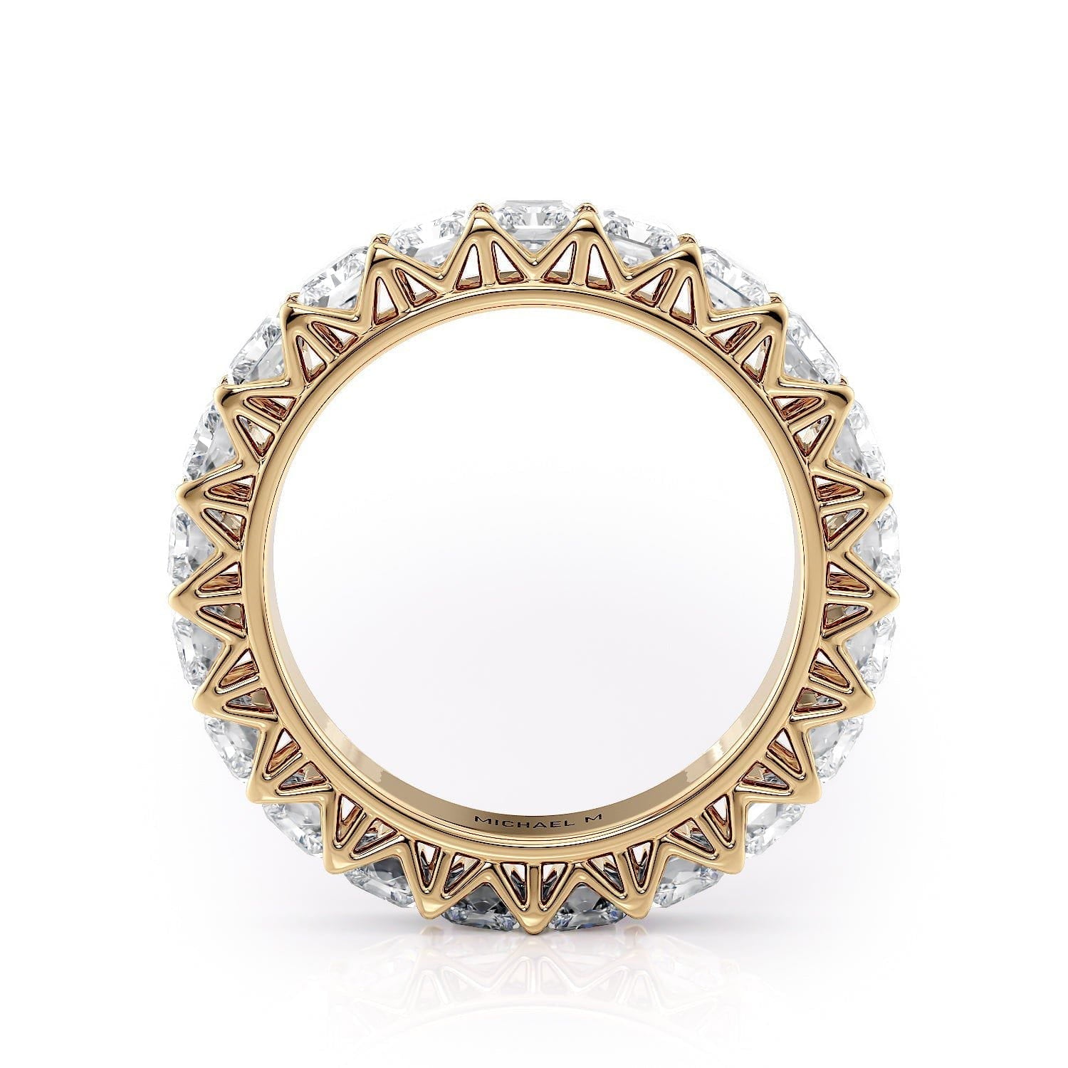 MICHAEL M Wedding Bands Crown Band B337