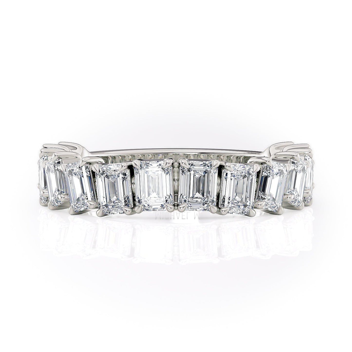 MICHAEL M Wedding Bands Platinum Wedding Band R825B