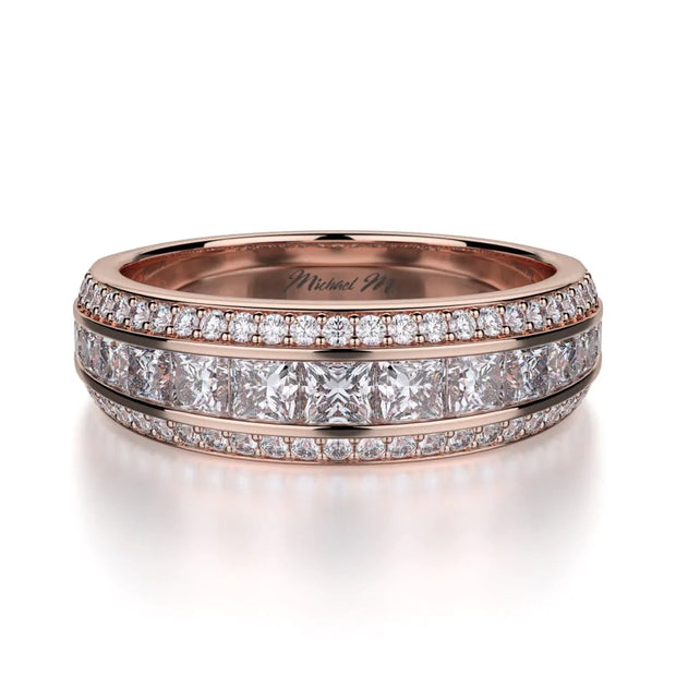 MICHAEL M Wedding Bands Rose Gold Wedding band R401B R401BRG