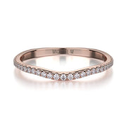 MICHAEL M Wedding Bands Rose Gold Wedding band R440SB R440SBRG