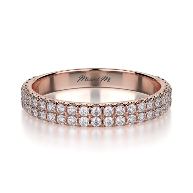 MICHAEL M Wedding Bands Rose Gold Wedding band R483B R483BRG