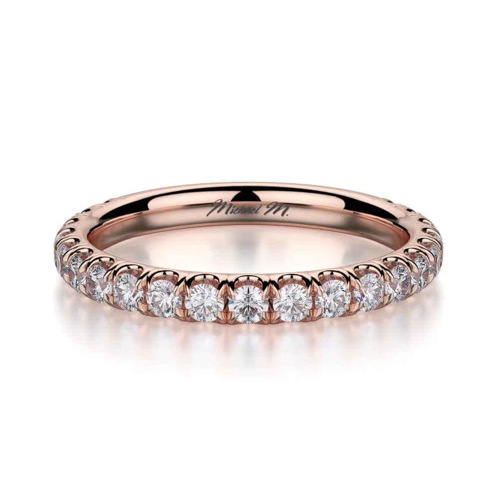 MICHAEL M Wedding Bands Rose Gold Wedding band R536B R536BRG