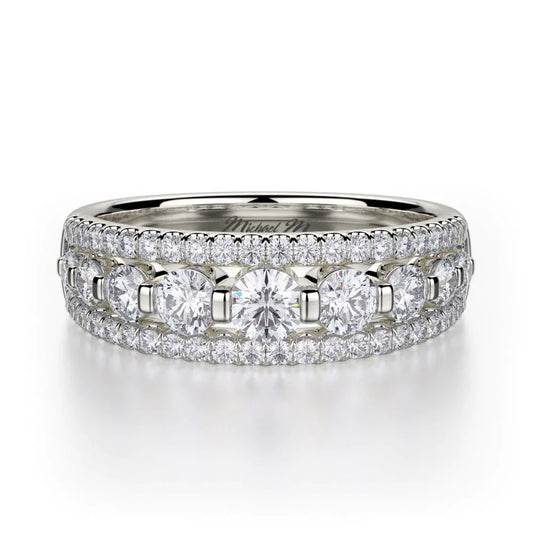 MICHAEL M Wedding Bands White Gold Wedding band R306B R306BWG