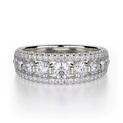 MICHAEL M Wedding Bands White Gold Wedding band R306B R306BWG