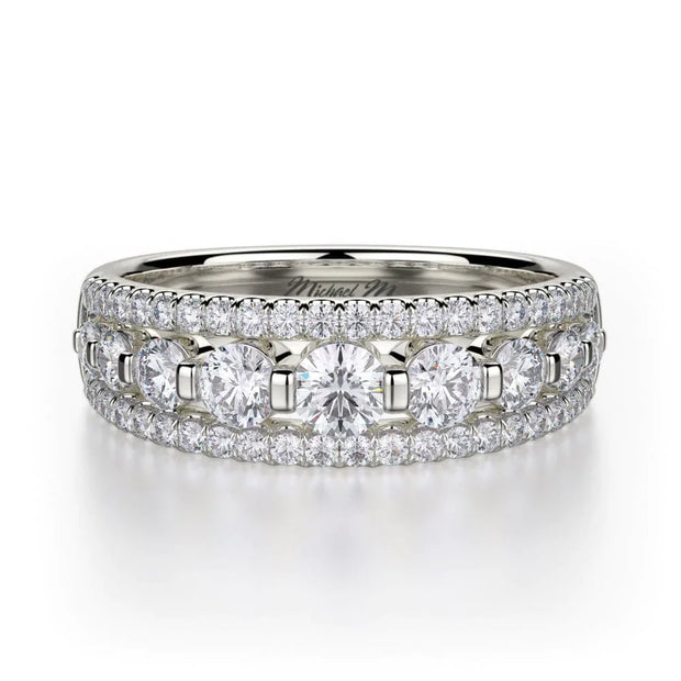 MICHAEL M Wedding Bands White Gold Wedding band R306B R306BWG