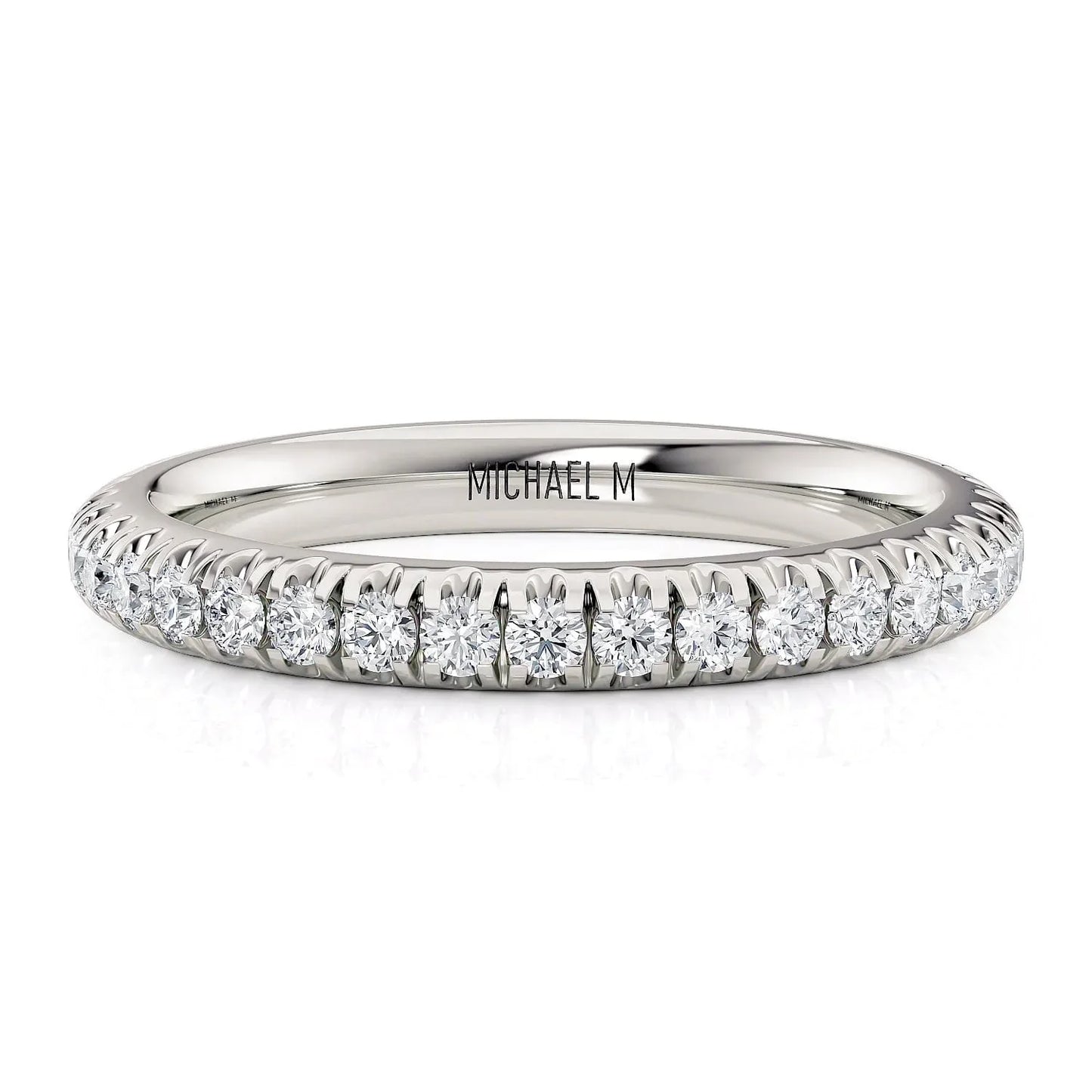 MICHAEL M Wedding Bands White Gold Wedding band R371B4 R371B2WG