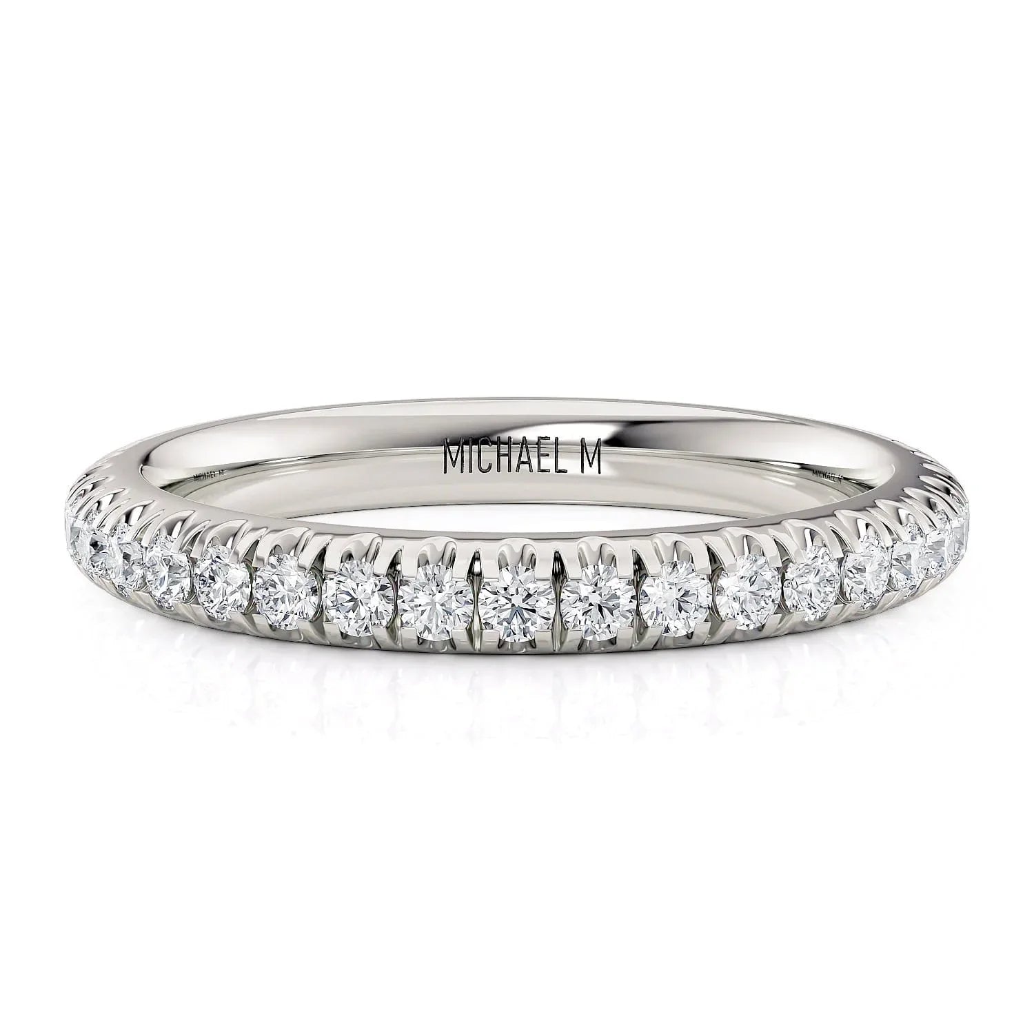 MICHAEL M Wedding Bands White Gold Wedding band R371B4 R371B2WG