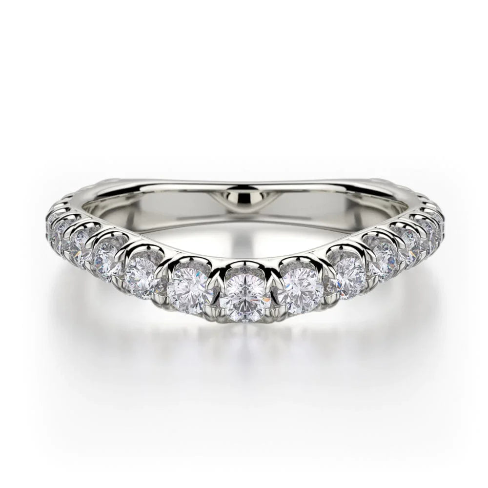 MICHAEL M Wedding Bands White Gold Wedding band R440B R440BWG