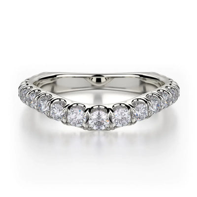 MICHAEL M Wedding Bands White Gold Wedding band R440B R440BWG