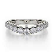 MICHAEL M Wedding Bands White Gold Wedding band R440LB R440LBWG