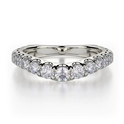 MICHAEL M Wedding Bands White Gold Wedding band R440LB R440LBWG