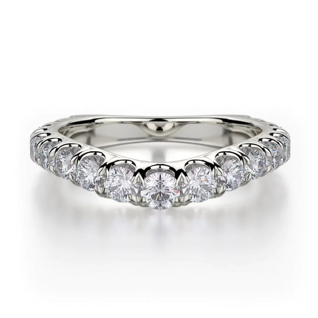 MICHAEL M Wedding Bands White Gold Wedding band R440LB R440LBWG