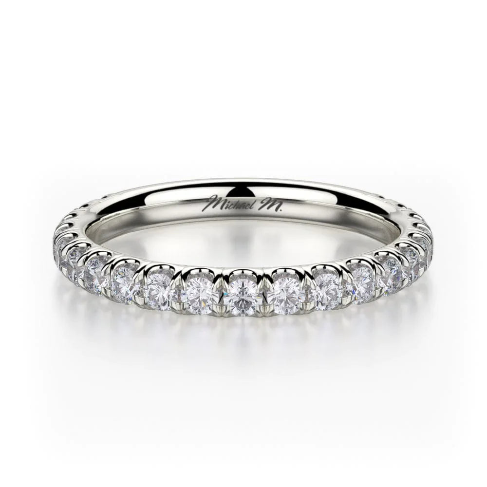 MICHAEL M Wedding Bands White Gold Wedding band R536B R536BWG