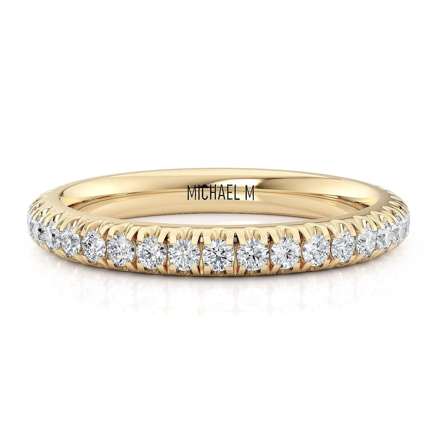 MICHAEL M Wedding Bands Yellow Gold Wedding band R371B4 R371B2YG