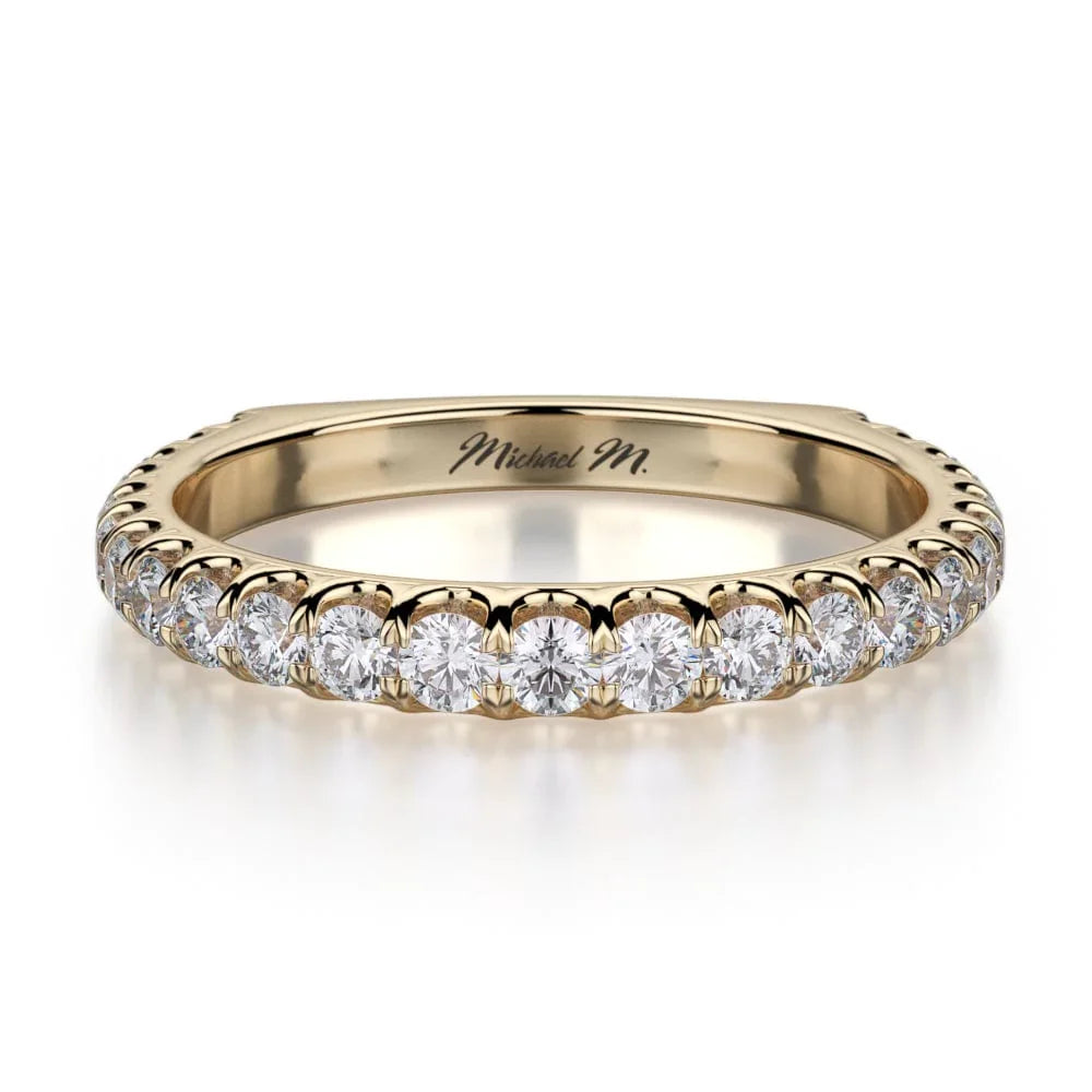 MICHAEL M Wedding Bands Yellow Gold Wedding band R655SB R655SBYG