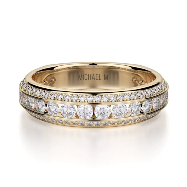 MICHAEL M Wedding Bands Yellow Gold Wedding band R656B R656BYG