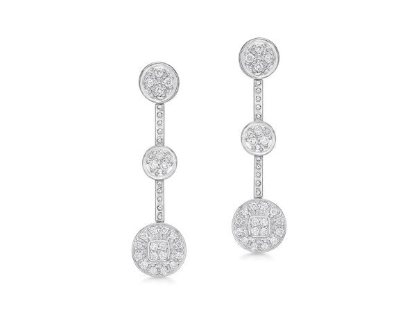 Alor Aloro White Dangle Earrings
