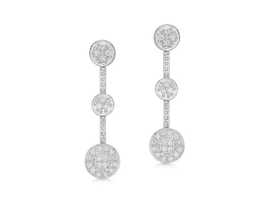 Alor Aloro White Dangle Earrings