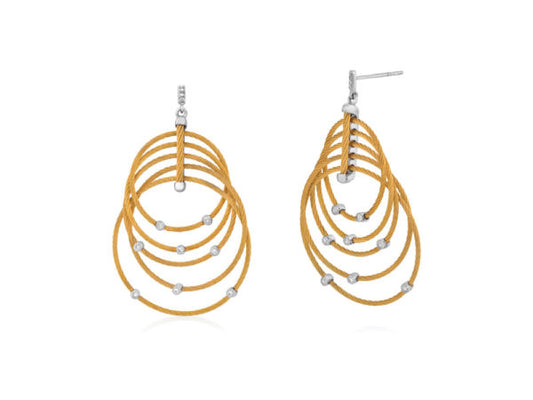 Alor Classique Yellow Dangle Earrings