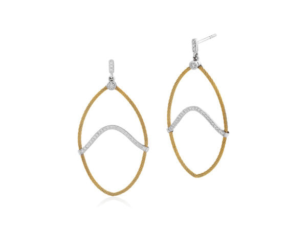Alor Yellow Dangle Diamond Earrings