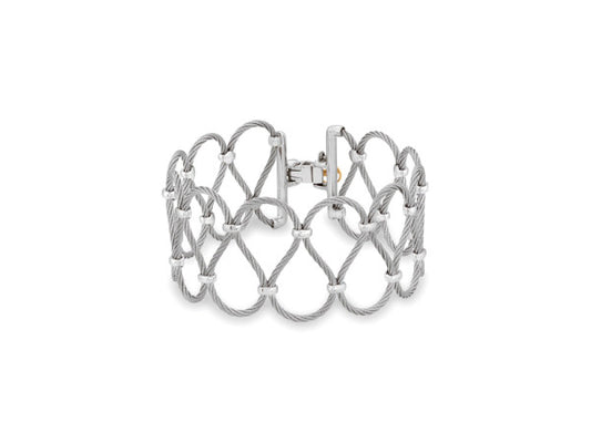 Alor White Ribbon Classique Bracelet
