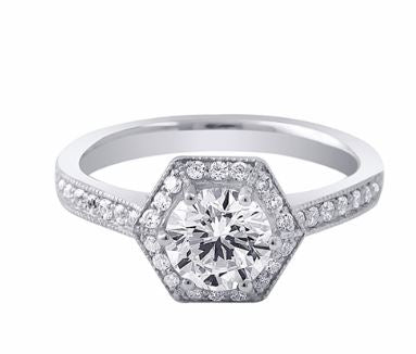 Ashoori & Co. Private Collection 14k Engagement Ring 61469E