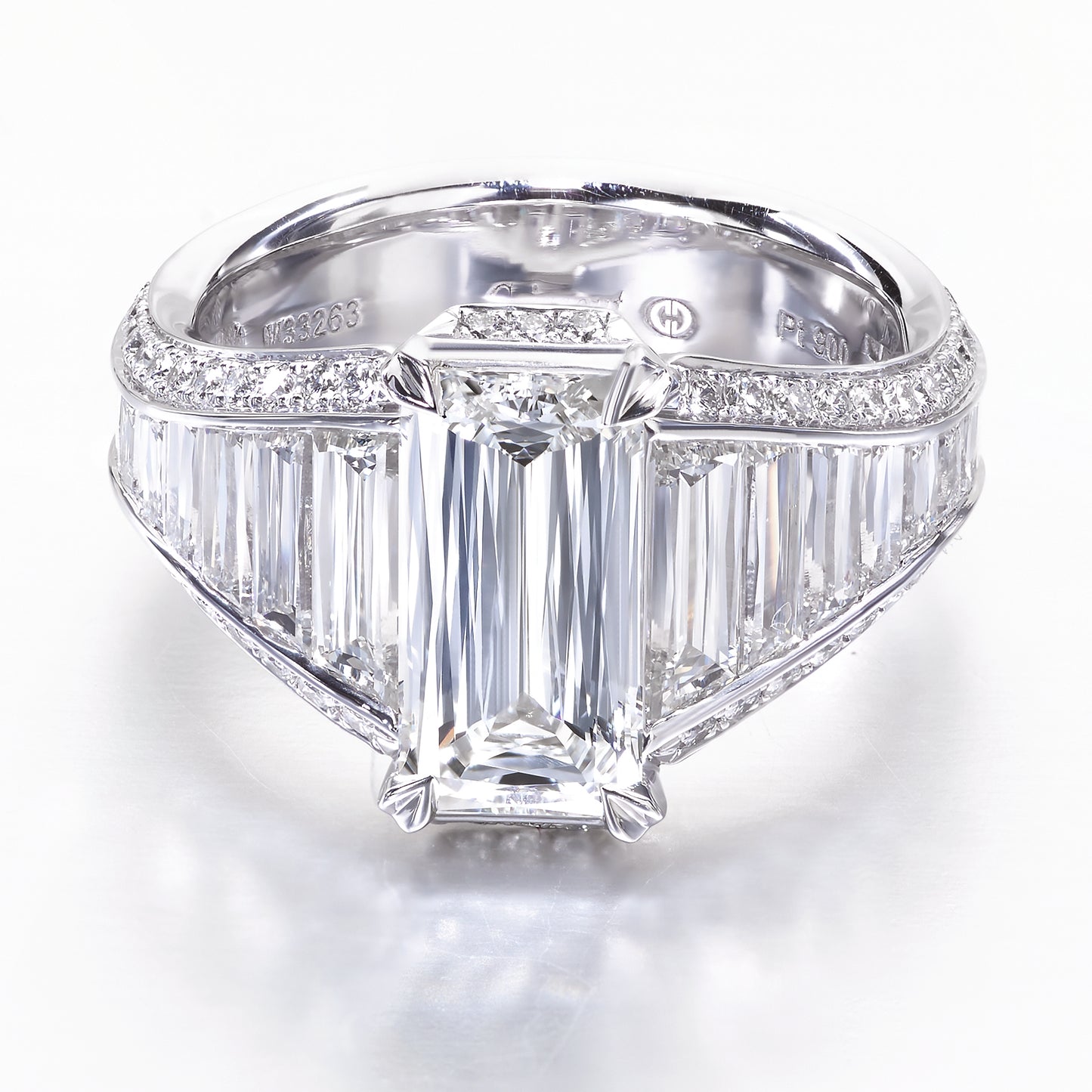 EMERALD CRISSCUT® DIAMOND ENGAGEMENT RING - 97C-EC200