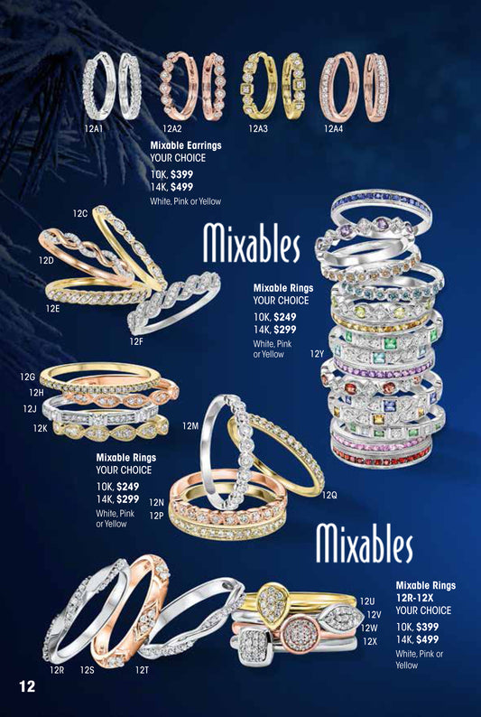 Yellow 14k Round Earrings Holiday Catalog 12A2