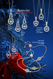 Rhythm of Love Silver Diamond Earrings Holiday Catalog 4B