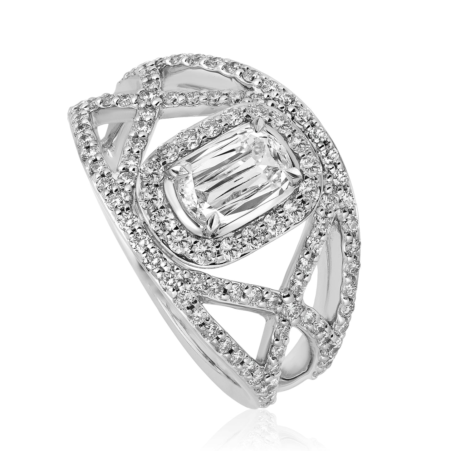 L’AMOUR CRISSCUT DIAMOND ENGAGEMENT RING - L517-050