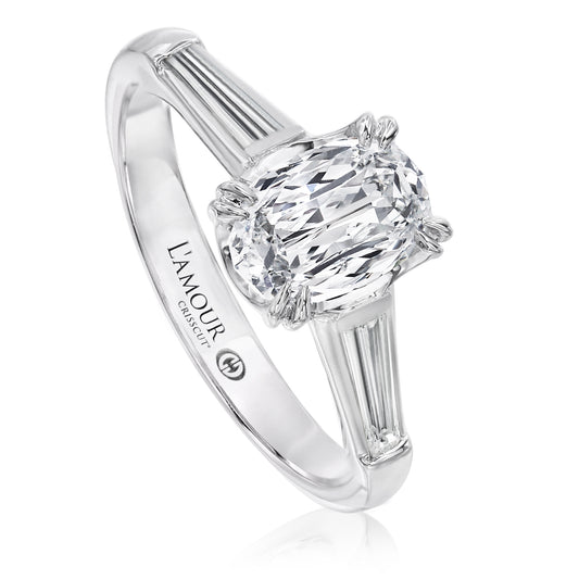 L’AMOUR CRISSCUT® OVAL SHAPE DIAMOND ENGAGEMENT RING - L529-LOV100