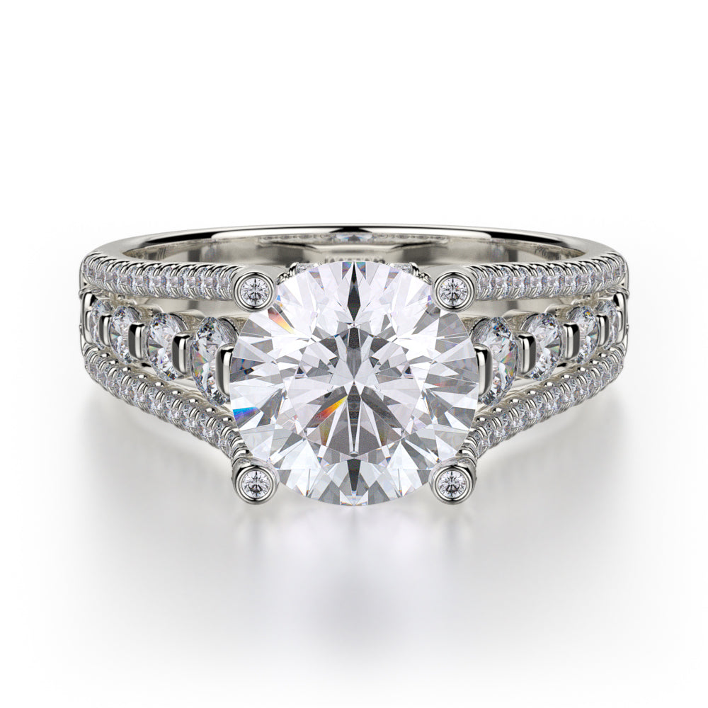 Michael M. R306S Engagement Ring Platinum