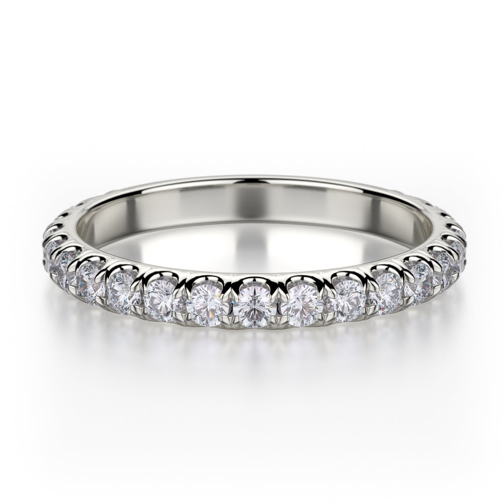 Michael M. R320B Wedding Band Platinum