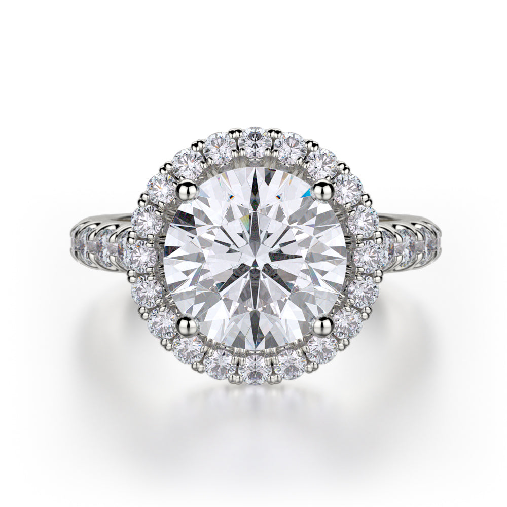 Michael M. R320L Engagement Ring Platinum
