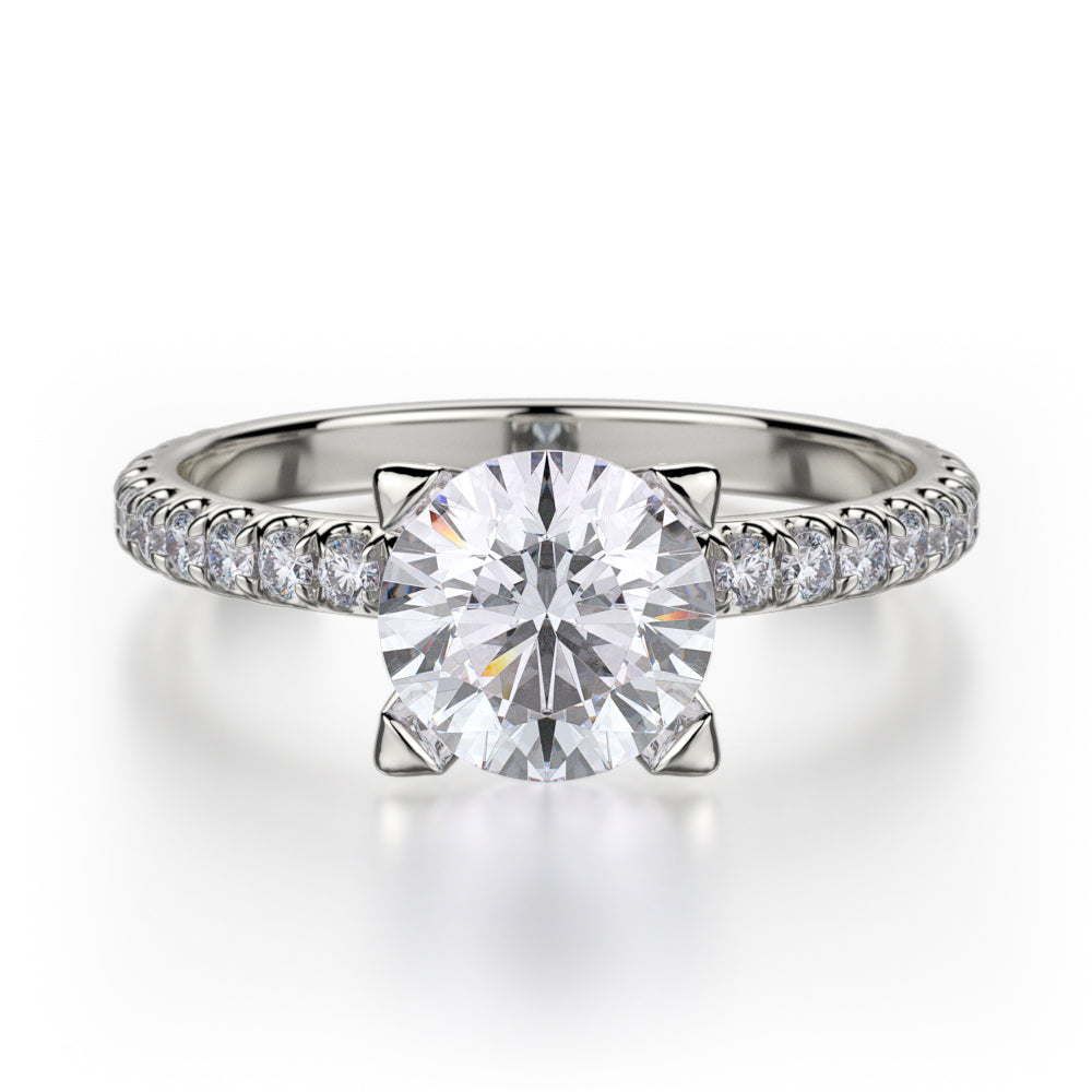 Michael M. R371 Engagement Ring Platinum