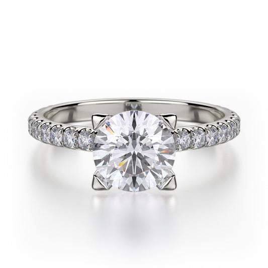 Michael M. R371 Engagement Ring Platinum