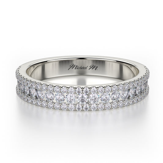 Michael M. R396SB Wedding Band Platinum