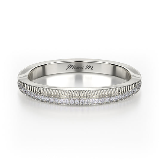 Michael M. R575B Wedding Band Platinum