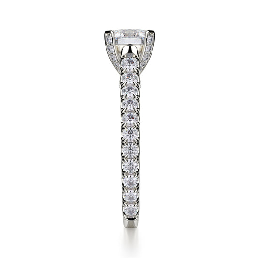 Michael M. R655S Engagement Ring Platinum